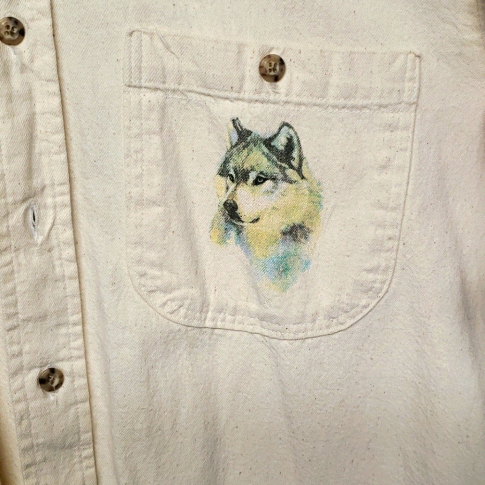 Three Rivers denim shirt.